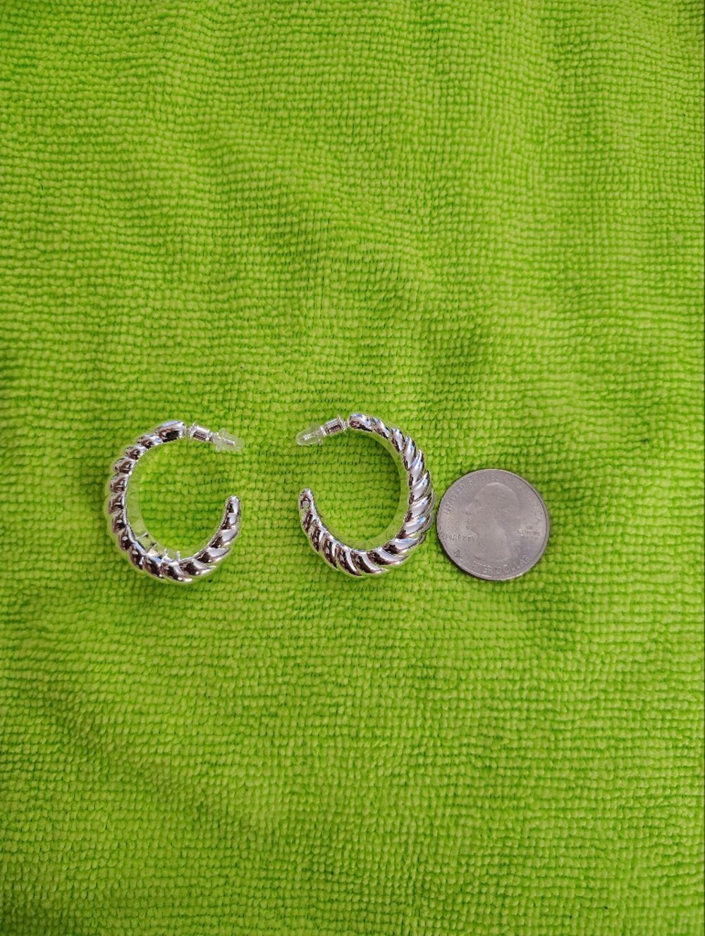 Handmade Twisted Rope Hoop Earrings